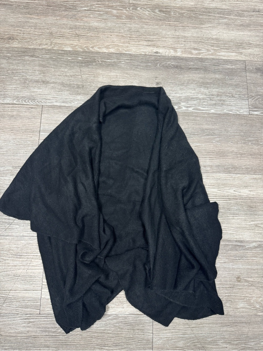 Look Classic Black Women's Draped Sweater Cardigan